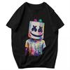 Мужская футболка Marshmello DJ Потрясающая Летняя Y2K Графическая Качественная Унисекс Одежда Футболки