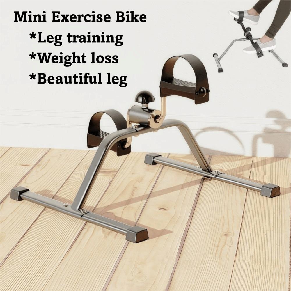 Mini Exercise Bike Lightweight Fitness Stepper Leg Beauty Machine For Leg Arm Exercise