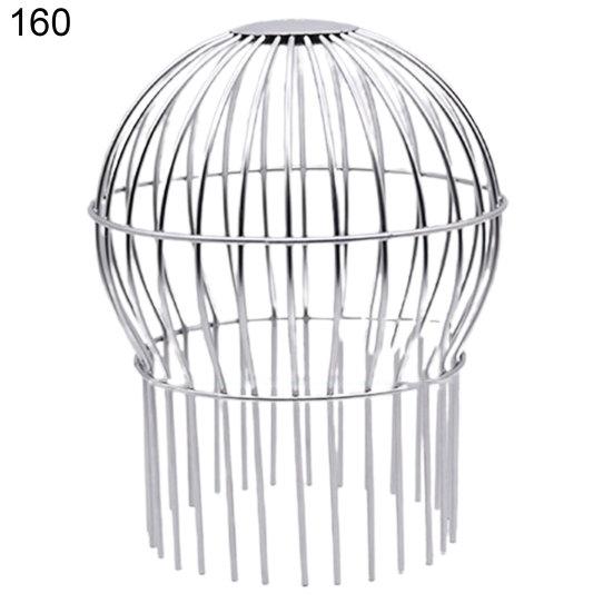 Anti-blocking Floor Drain Antifouling Stainless Drain Outlet Round Net Cover for Garden