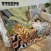 Полотенце для дивана с изображением тигра, новый стильный чехол для дивана, тканевый чехол для кошки, устойчивый к царапинам, пылезащитный чехол, чехол для дивана