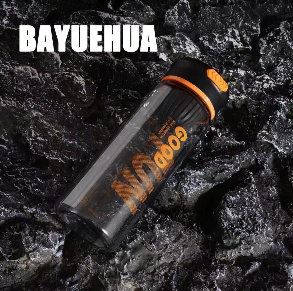 Чашка для воды, удобная чашка для студентов, портативная пластиковая чашка для занятий спортом, фитнесом и защитой от падения с бутылкой для чая, чашка для воды большой емкости