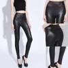Women High Waist Faux Leather Pants Super Stretchy Black Leggings Plus Size Trousers XL-7XL
