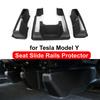 Для Tesla Model Y 2023 передняя направляющая сиденья защитная крышка TPE противоударная полная защитная накладка аксессуары для интерьера