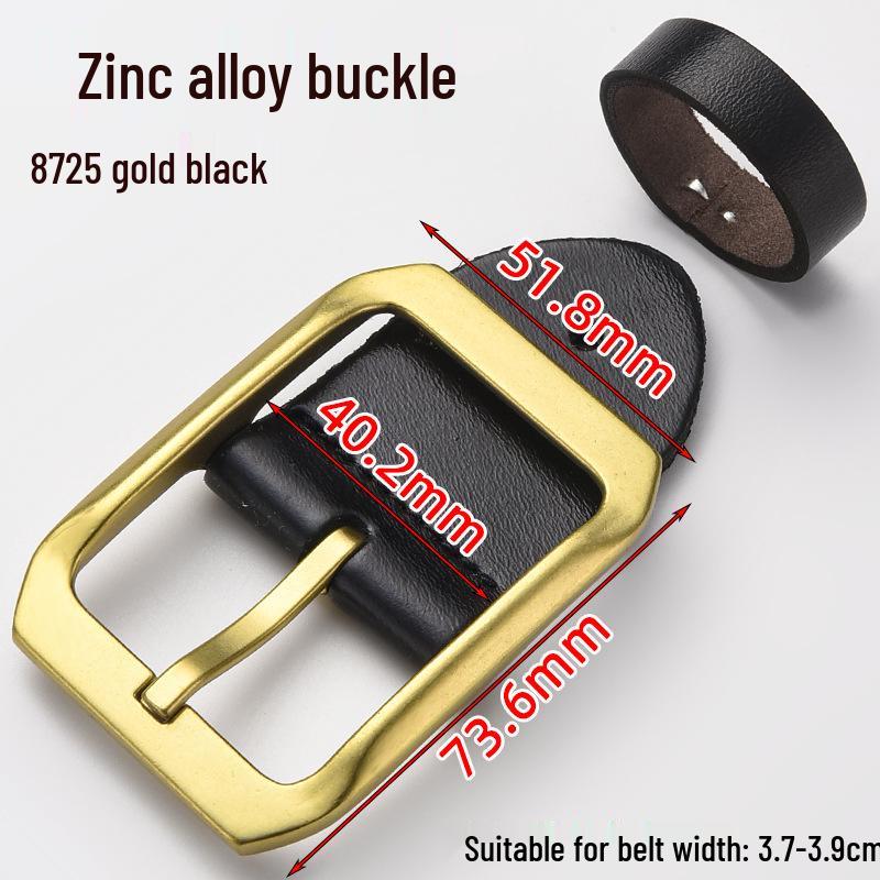 Men's Genuine Leather Pin Buckle Waistband Accessory