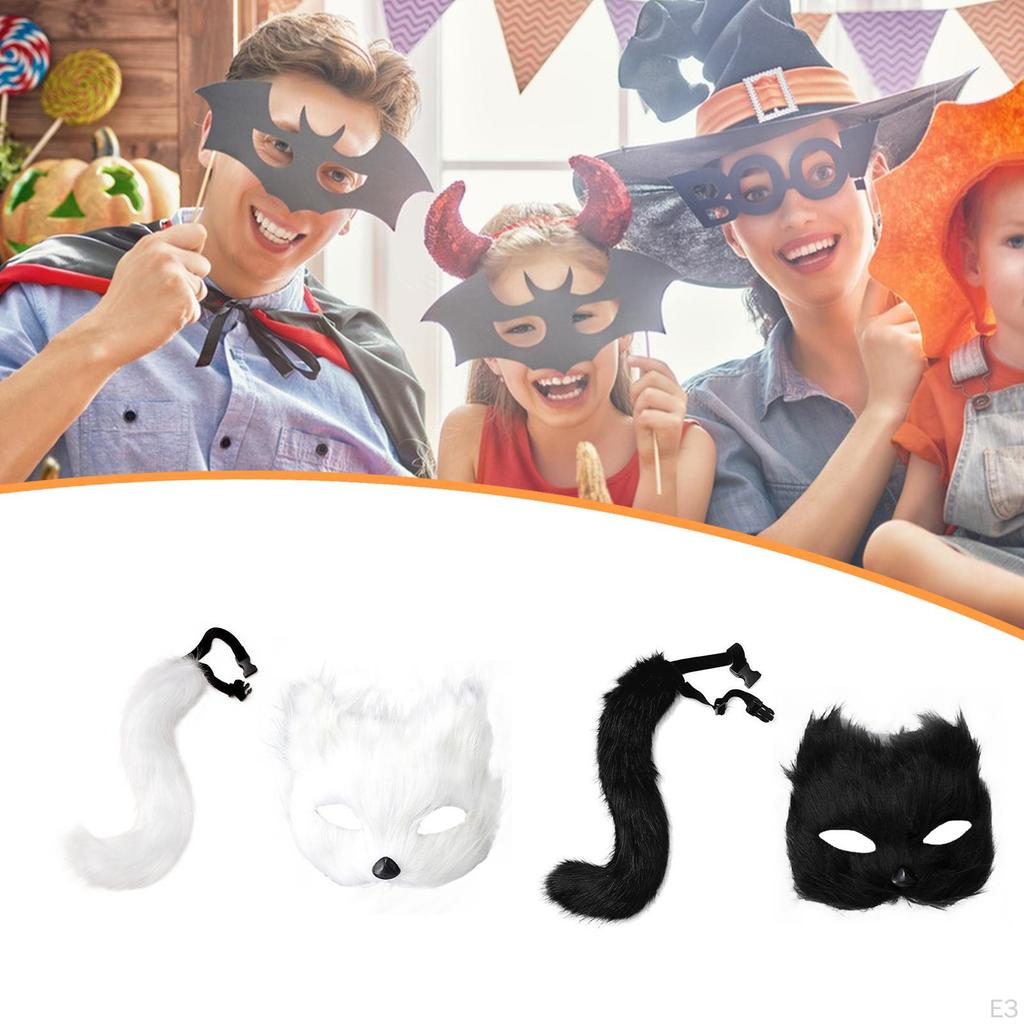 Набор Животное и Хвост Длинный для Хэллоуина Маскарадное Выступление