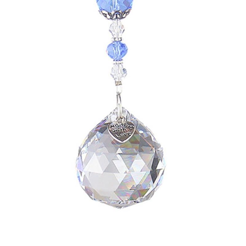652F Colorful Tree Life Suncatchers Pendant Heart Hanging Ornament Christmas Decoration for Home Garden Window Car Room