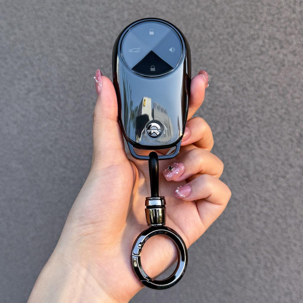 Fit For NIO ES6 ES8 ET5T ET5 EC6 ET7 ES7 Car New Design Specialized Full Cover Transparent Key Fob Case Shell Auto