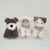 Fluffy Farm Animals Plush Toy Cat Lamb Curly Haired Dog Doll Stuffed Dog Cat Lamb Doll  Kids Gifts
