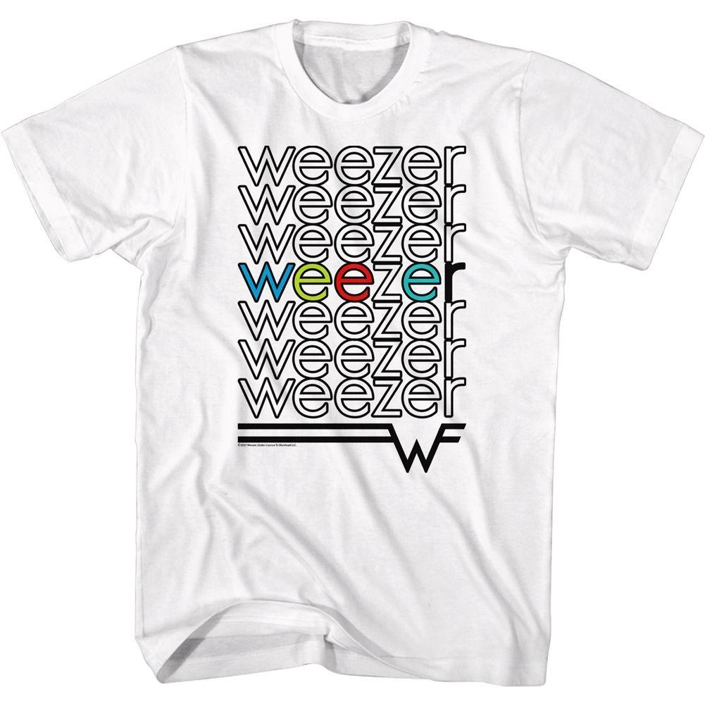 Weezer Repeat Colors T-Shirt