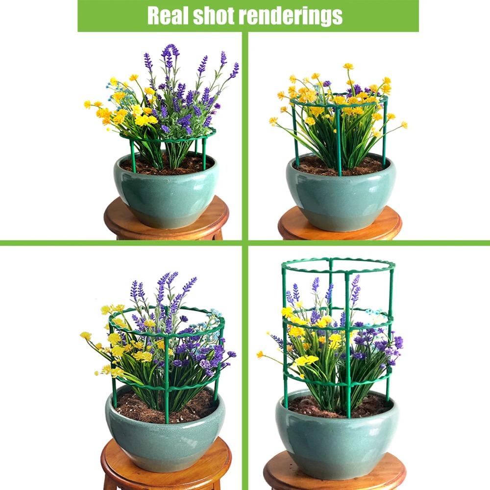 Removable Plant Support Ring Plastic Plant Potted Support Frame Plant Trellis Bracket Tools