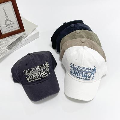Женская повседневная бейсболка с эффектом выцветания California Surf