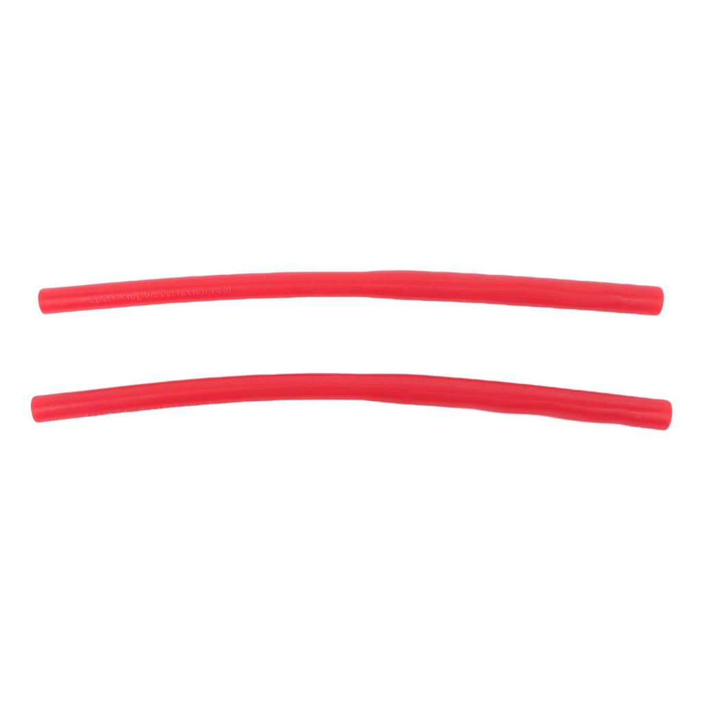 2 шт. Инструмент для установки и снятия свечей зажигания Портативная свечная головка Резиновая палочка Универсальный для автомобилей и мотоциклов