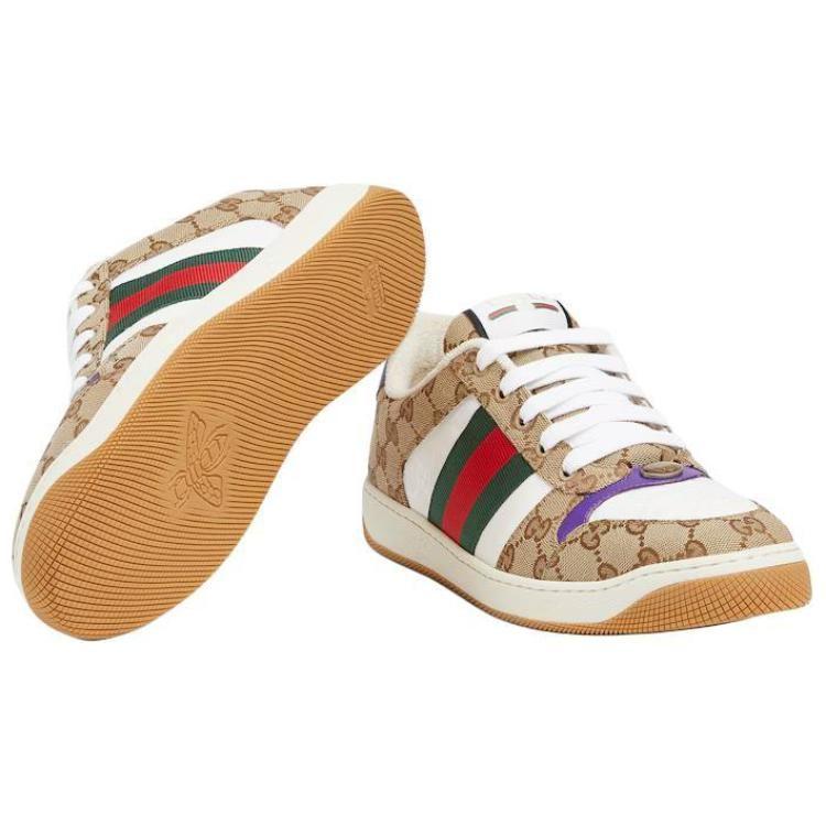 Gucci Кроссовки Screener 'Бежевый Фиолетовый' 812638 FAD3U 9752