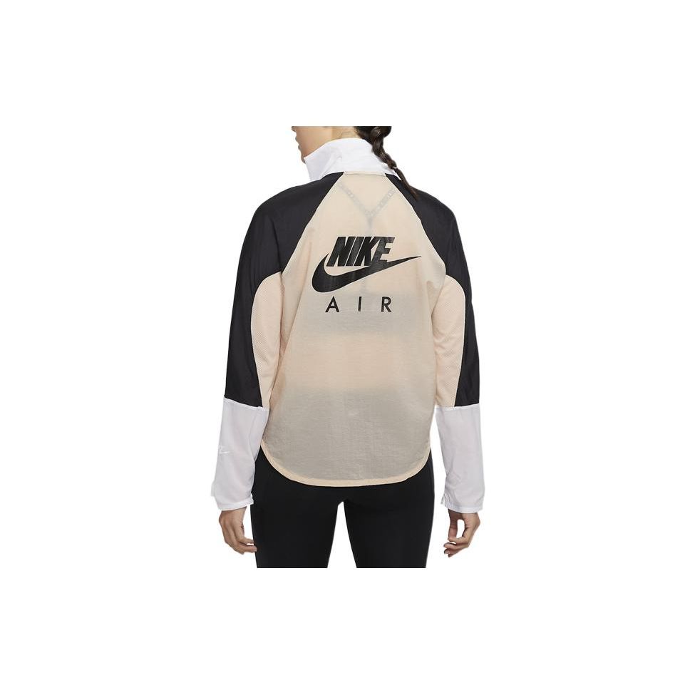 Nike Легкая тканая куртка с воротником-стойкой в стиле цветных блоков, спортивная куртка в стиле ретро, женская куртка CJ1875-287