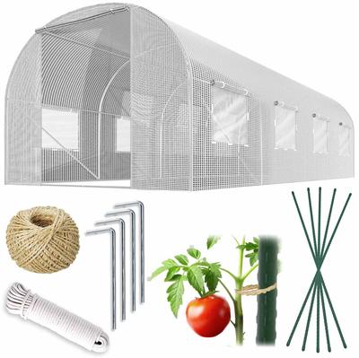 Садовый туннель 2 x 4,5 м (9 м2) белый Plonos