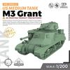 SSMODEL 1/200 Military Model Kit US M3 Grant Medium Tank
