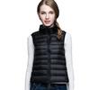Packable Ultra-light Sleeveless Women's Winter Down Jacket White Duck Feather Warm Waistcoat Down Vest Outerwear Coats for Woman