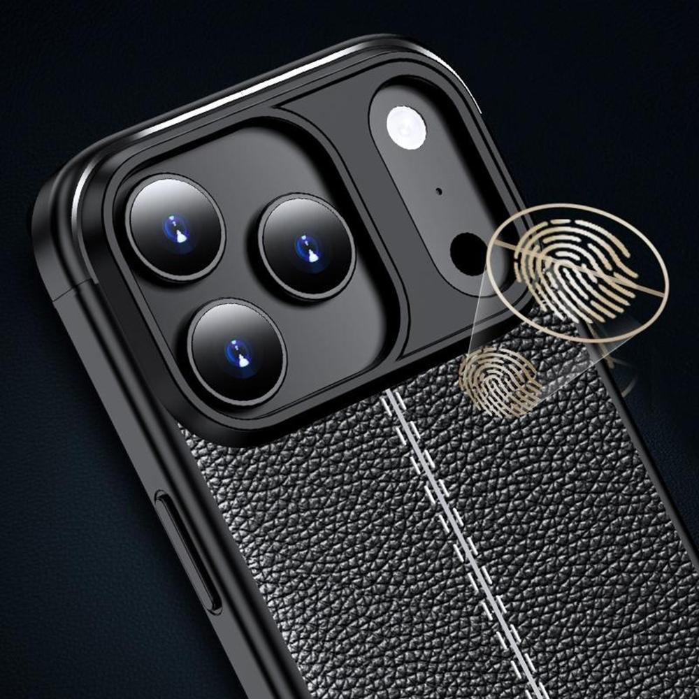 Чехол для iPhone 17 Pro Max, гибкий чехол для телефона из ТПУ с текстурой личи