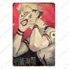 Mfoever Jujutsu Kaisen Винтажная металлическая табличка Аниме жестяная вывеска Бар паб клуб кафе домашнее украшение стены Годзё Сатору металлическая пластина N