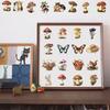 50/100PCS Retro Mushroom Sticker Harajuku Skateboard Transparent Laptop Bicycle Laptop Luggage Aesthetic Vintage Graffiti Decals