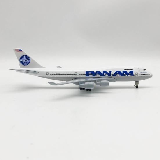Модель самолета, имитация декоративного яркого сплава, оригинальный Boeing 747, литая под давлением игрушка для класса