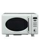 Microwave Oven Compact 17L Flat Table Retro Cute New Life Single Living Two Living [Toffy] K-DR1 (Ash White) K-DR1-AW