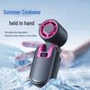Portable USB Rechargeable Folding Mini Fan with Ice Pack