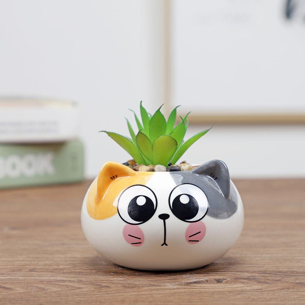 Цветочный горшок Орнамент Керамика Аксессуары для бонсай Суккуленты В горшках Садовые принадлежности Цветочный горшок