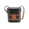 Triomphe Box Embossed Adjustable Shoulder Strap Canvas And Calfskin Box Bag Women Shoulder Bag Brown 199252EIN-04LU