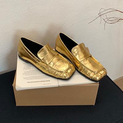 Модные балетки Классические женские слипоны Ручная работа Пенни-лоферы Осень 2025 Новые дизайнерские мюли Женские ретро мокасины Zapatos De Mujer