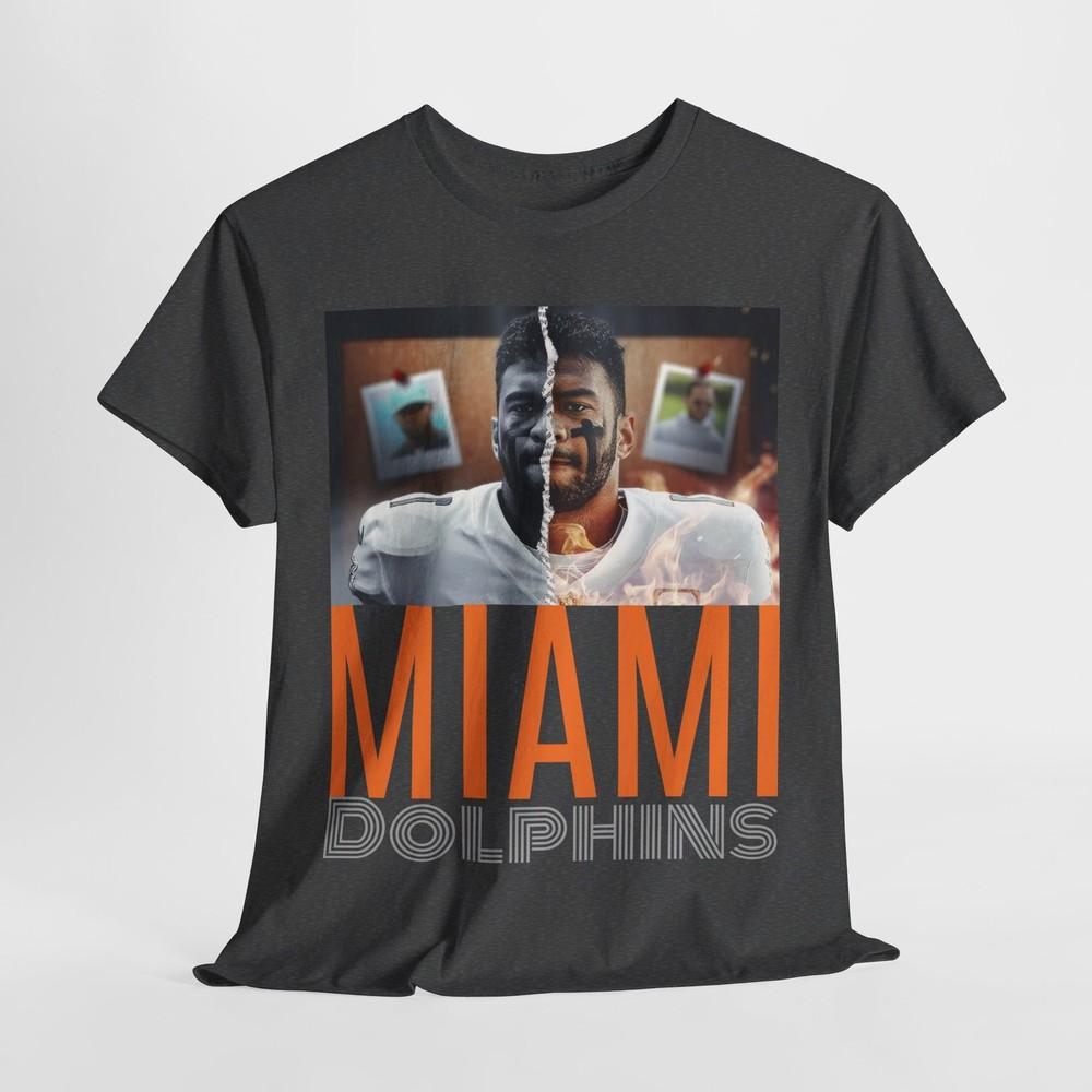 Miami Dolphins Tua Унисекс Футболка из плотного хлопка Унисекс Футболка