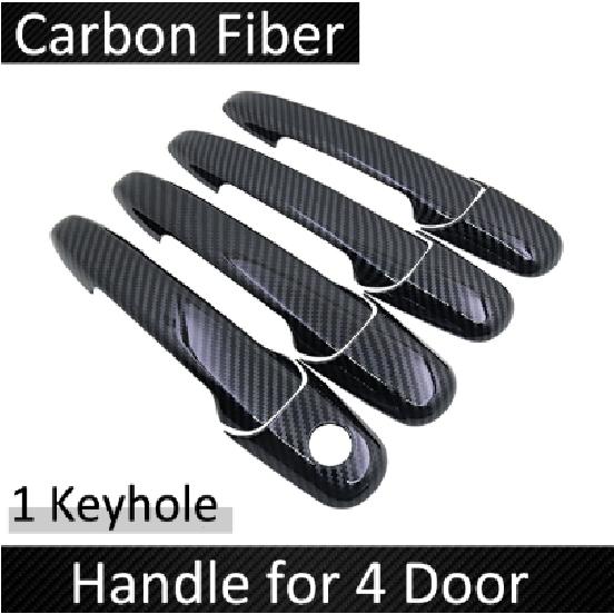 Черное углеродное волокно для Mazda 3 BK Sedan Hatch MPS 2004 2005 2006 2007 2008 2009, крышка дверной ручки, наклейка на ремонт автомобиля