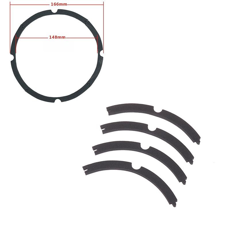 1 комплект резиновых деталей для ремонта динамиков Кольца с пенопластовым краем Гофрированный край Прокладка для края динамика Ремонт подвеса динамика Пенопластовый край Низкочастотный динамик