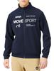 Свитшот Descente Soft Warm Stand Jacket Стрейч Термальный Тренировочный Бег NV O [Move Sports]