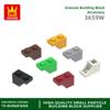Нетоксичный 166 шт./Лот 3659W 1x2 Полукруглый Строительный Блок Moc Цветные Аксессуары Совместимые С Кирпичом Diy Детская Игрушка Сборка Подарок