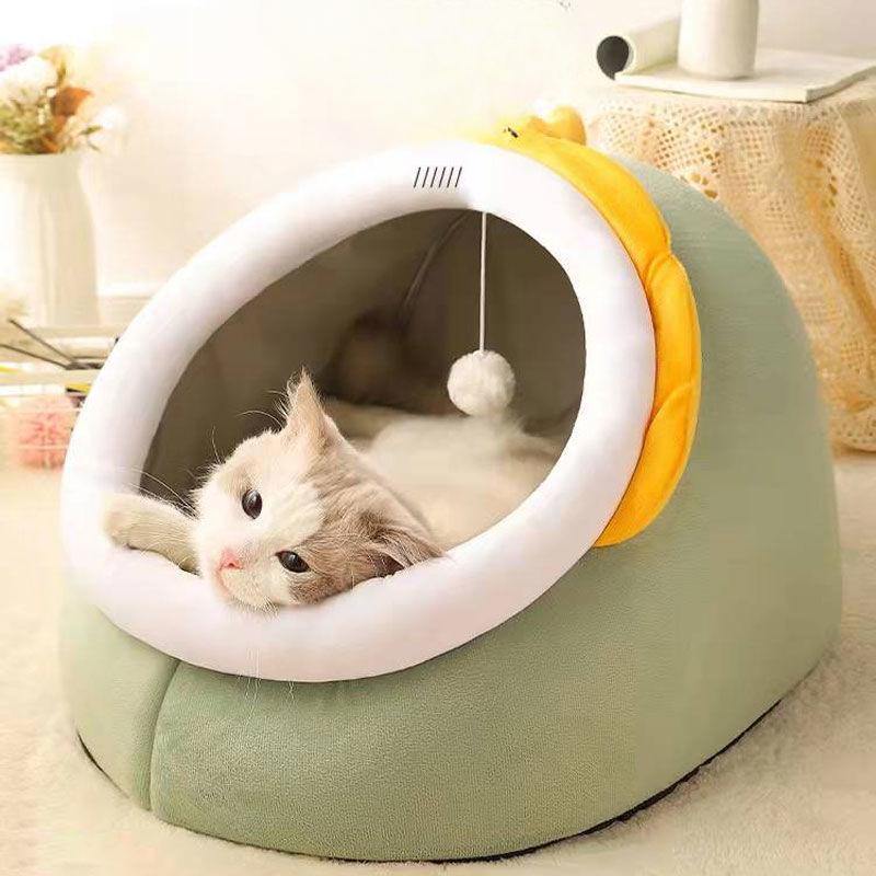 Милый динозаврик для котят, специальный кошачий туалет для всех сезонов, полузакрытый кошачий туалет, щенок, собачий туалет, устойчивый к зимним холодам