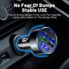 5V 3.1A 5port Car Charger USB Type C PD Fast Charging QC3.0 Auto Phone Charger Adapter with LED Voltage Display for iPhone Xiaomi Huawei