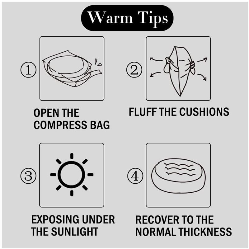 Red Christmas Large Floor Seat Cushion Thickened Tatami Chair Seat Pillow Pad Tufted Round Big Pillows Chair Pad Ottoman Poufs