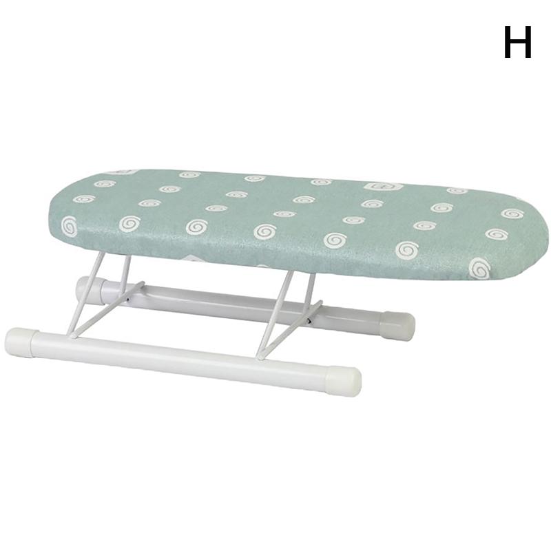 Folding Mini Ironing Board With Folding Legs Portable Household Clothes Ironing Rack Home Supplies Heat Resistant Ironing Cover