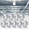 100шт M4 Нержавеющая сталь SS304 Витые вставки со спиральной резьбой