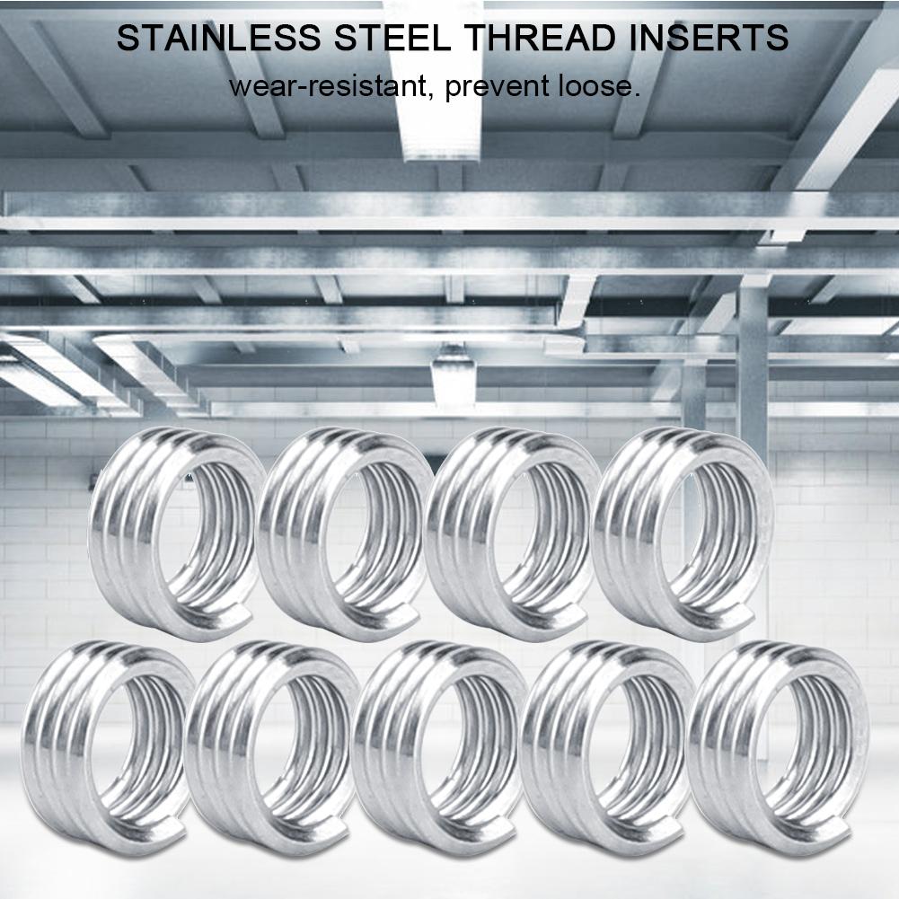 100шт M4 Нержавеющая сталь SS304 Витые вставки со спиральной резьбой