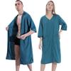 Robe Zip Up Robe Loose Nightgowns Spa Bathrobe V-neck Soft Sleepshirt Loungewear Robes Sleepwear
