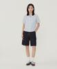 COVERNAT WOMAN Bermuda Denim Shorts Indigo