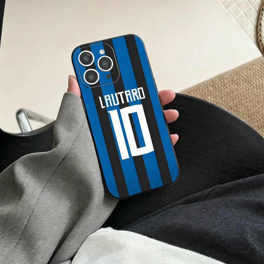 Чехол для телефона Lautaro Martinez для iPhone 17, 16, 15, 14, 13, 12, 11 Plus, Pro Max, Другие Мягкий Черный Чехол