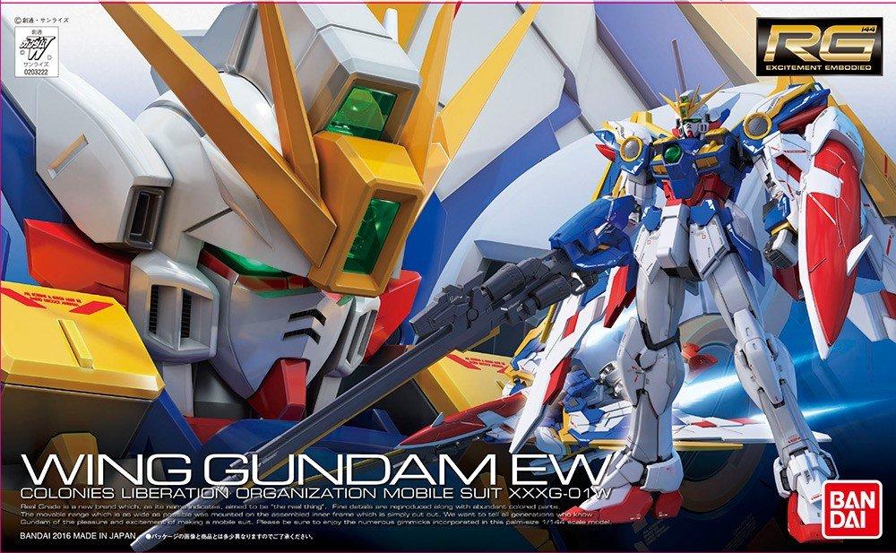 RG Mobile Suit Gundam Wing Endless Waltz Wing Gundam EW Scale Plastic Model Kit XXXG-01W 1/144 Pre-colored