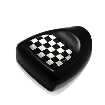 Крышка кнопки запуска двигателя SKYBELL, Mini Cooper F54, F55, F56, F57, F60, Совместимая с Bmw, Mini, Аксессуары (Шашка, Черная)