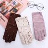 Women Spandex Wedding Outdoor Sports Gloves Driving Gloves Sun Protection Mittens Bow Pattern