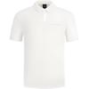 Мужская футболка-поло с коротким рукавом и принтом с логотипом SS24 polo shirts Белый 3DZFAA-ZJUAZ-1116