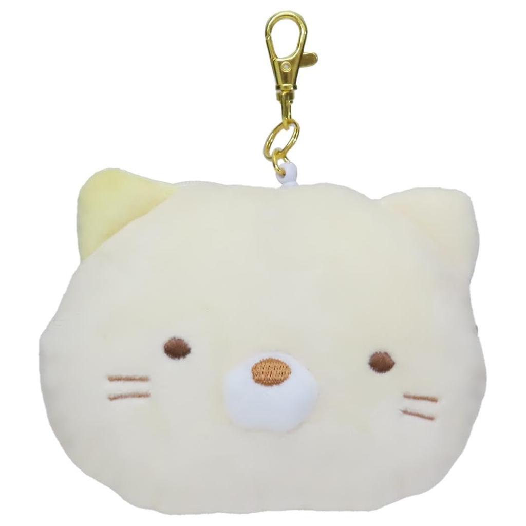 K-Company Sumikkogurashi Face Pass Case Cat CPC1-SG-NE H11.2 X W13.3 X D4cm