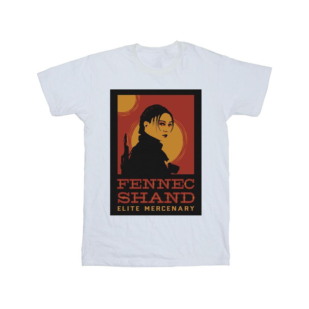 Star Wars Mens The Book Of Boba Fett Elite Mercenary Fennec T-Shirt